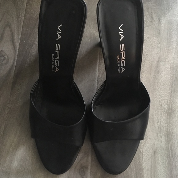 Via Spiga black slide sandals - Picture 4 of 5